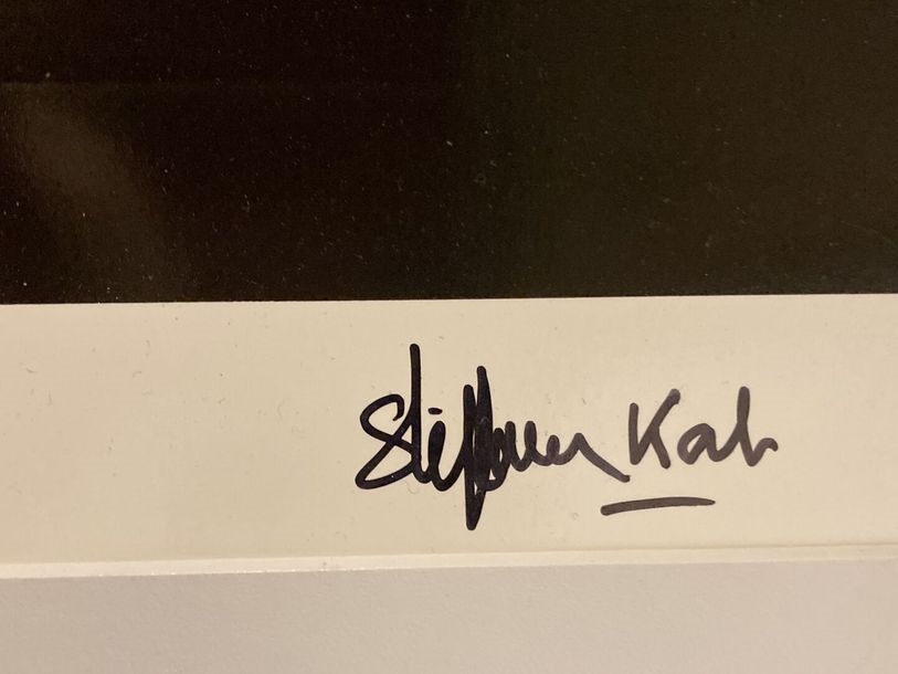 Artwork by Stéphane Korb, Yves Montand, Made of silver photograph