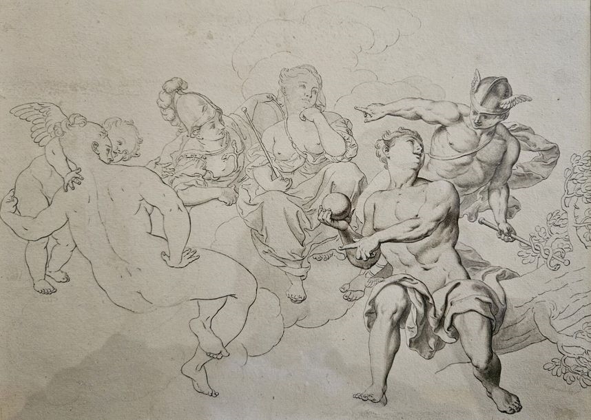 Artwork by German School, 18th Century, 19th century GERMAN SCHOOL
The Judgment of... - Lot 391 - Euvrard & Fabre, Made of pen and black ink