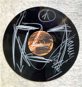 Portrait on vinyl record - Konny Steding