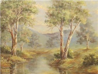 Evening Colour, Inman River - Nan Hodge