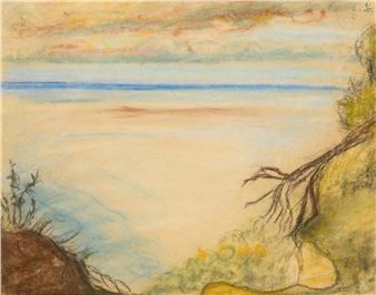 Hiddensee "Blick vom Hochufer" - Elfriede Buchheim