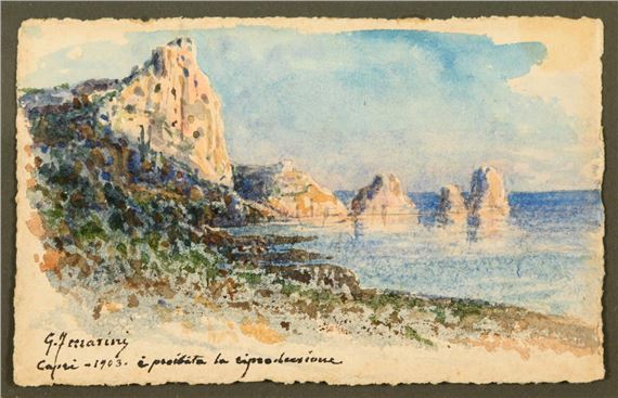 View of the Faraglioni Capri - Giuseppe Ferrarini