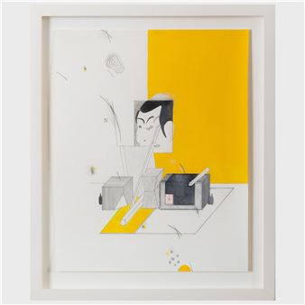 Yuri Masnyj (b. 1976): Yellow Room - Yuri Masnyj