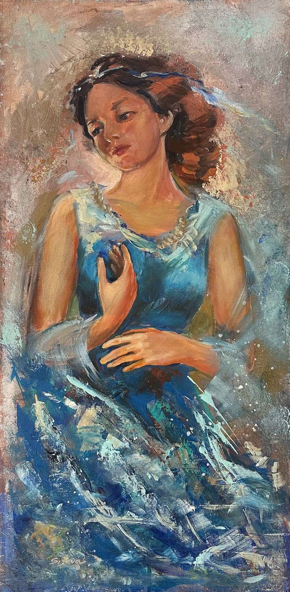 Artwork by Elena Sizova, Dream, Made of Oil, Mixed Media on Canvas