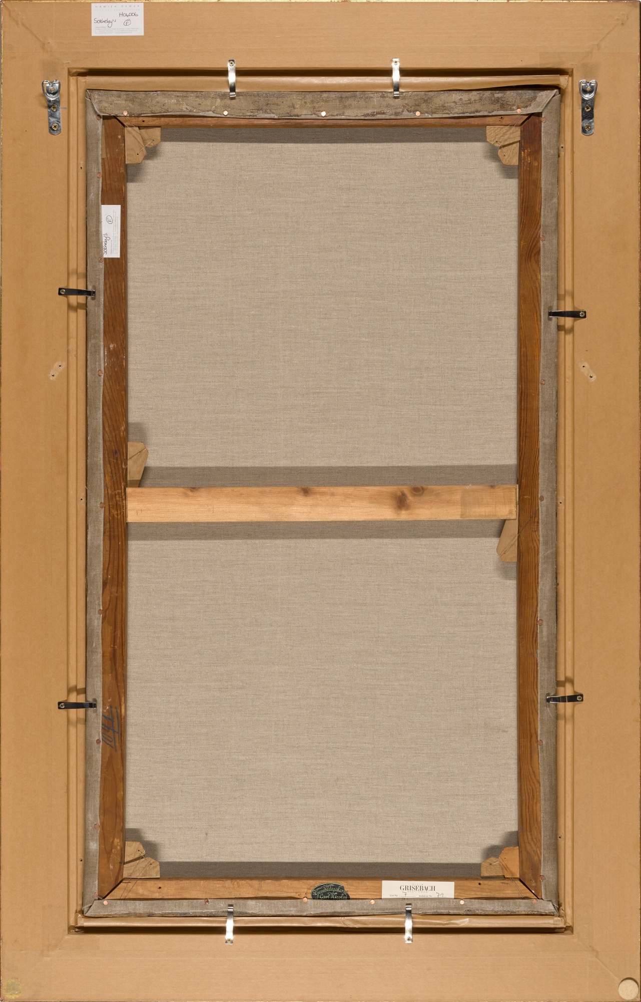 Artwork by Lesser Ury, Dame und Herr, Unter den Linden (Lady and Gentleman, Unter den Linden, Made of oil on canvas