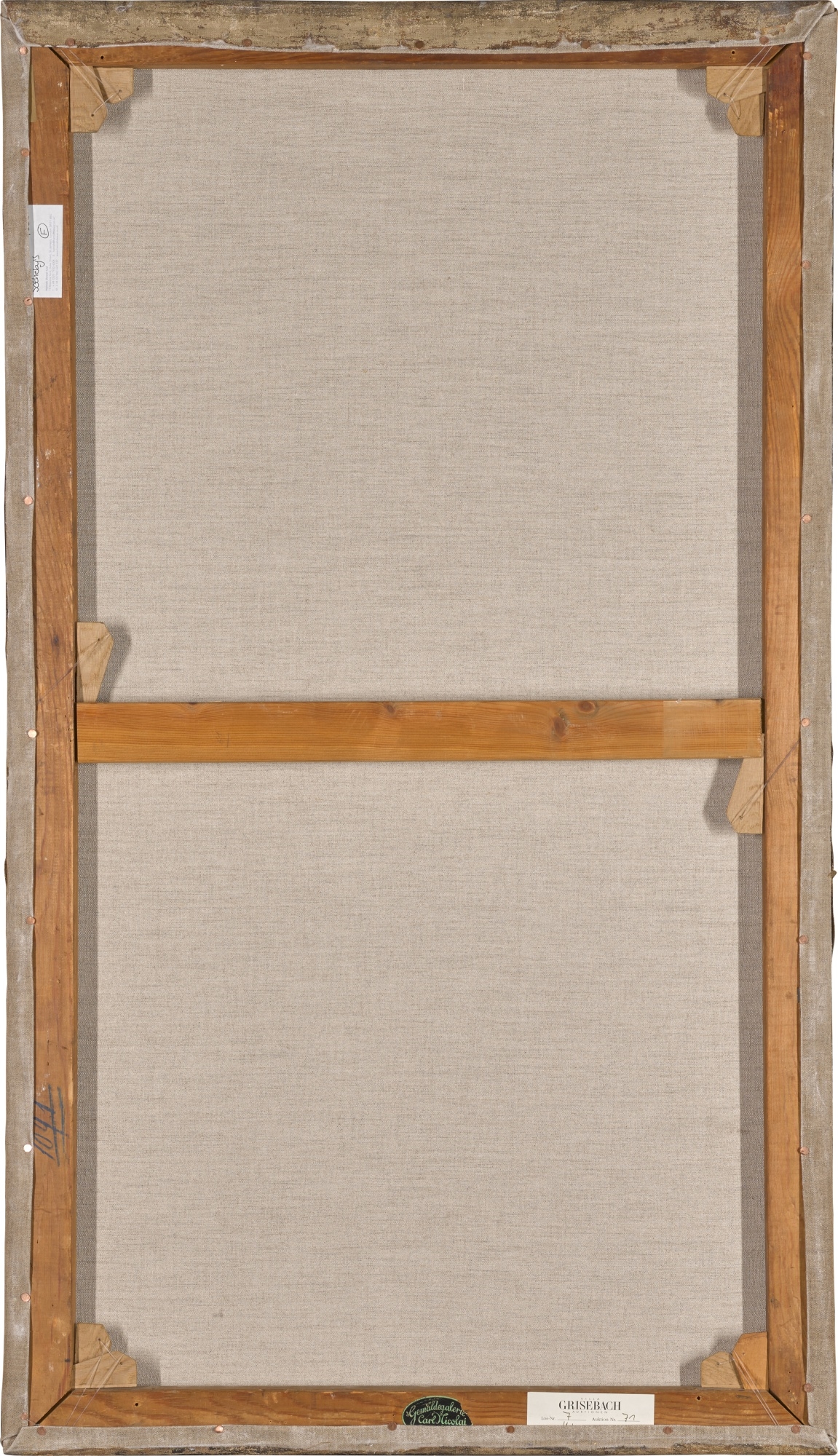 Artwork by Lesser Ury, Dame und Herr, Unter den Linden (Lady and Gentleman, Unter den Linden, Made of oil on canvas