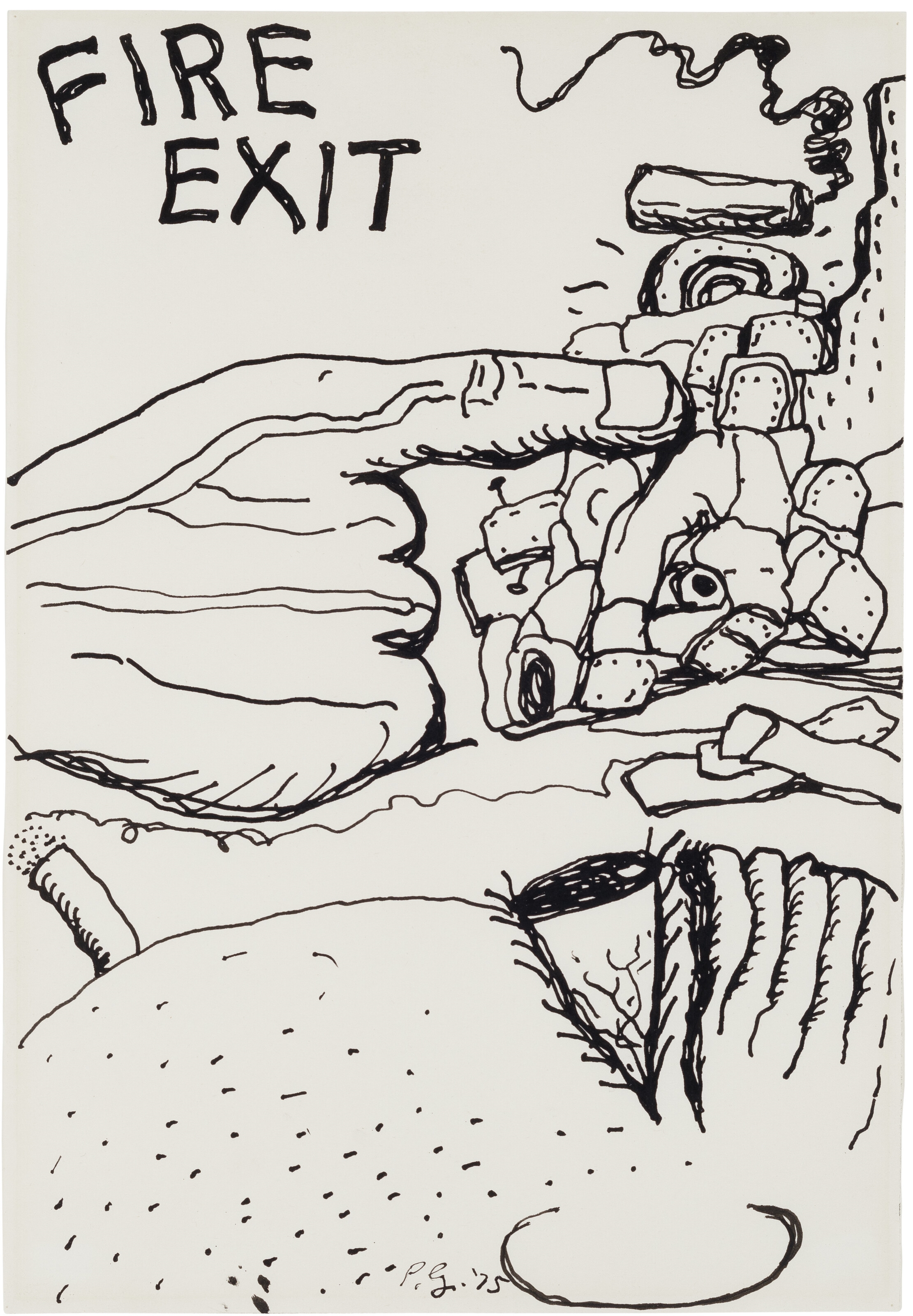 Philip Guston | Untitled (1975) | MutualArt