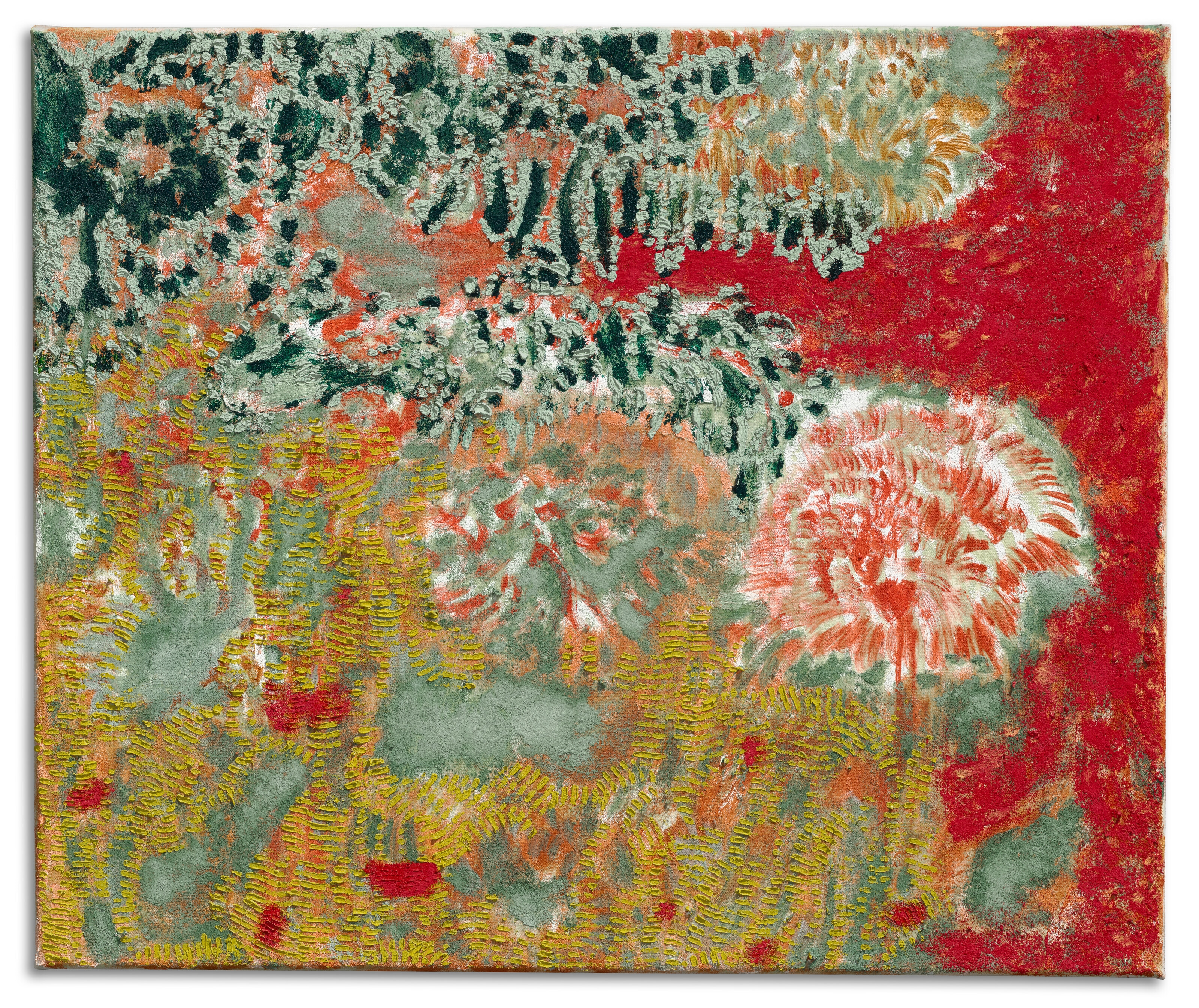 Artwork by Sophia Loeb, Eu descanso através da sua paz (I Rest Through Your Peace, Made of oil on canvas