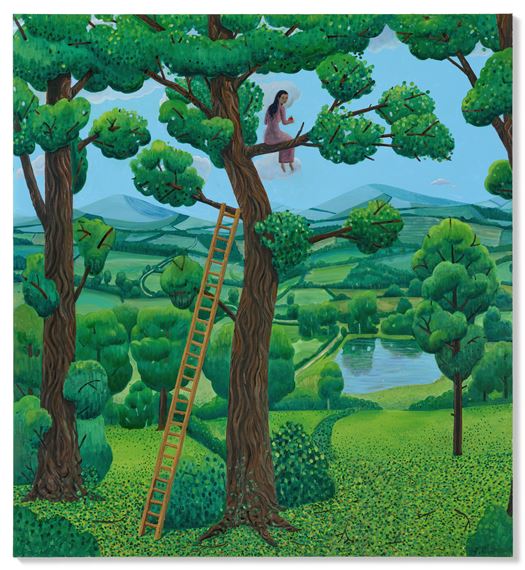 Girl in a Tree by Ben Sledsens, 2021