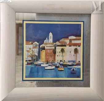 Le port d'Ajaccio - Anne-Marie Grossi