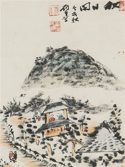 Quietude in autumn day by Kishida Ryusei, 1922