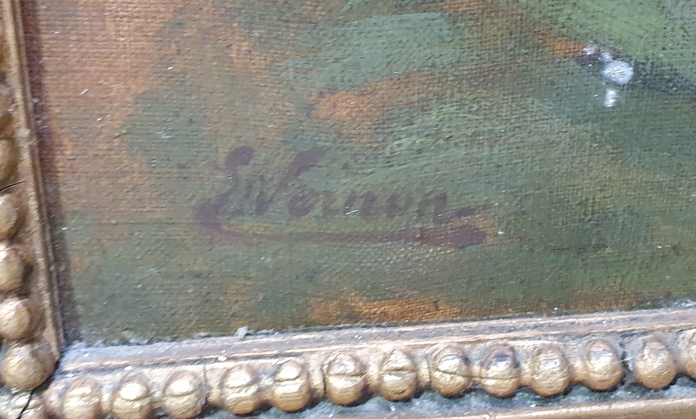 Artwork by Émile Vernon, 'Woman in a Green Dress', Made of oil on canvas