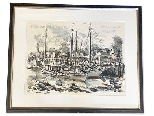 The Columbia and Maryday at Camden, Maine - Walter Condit