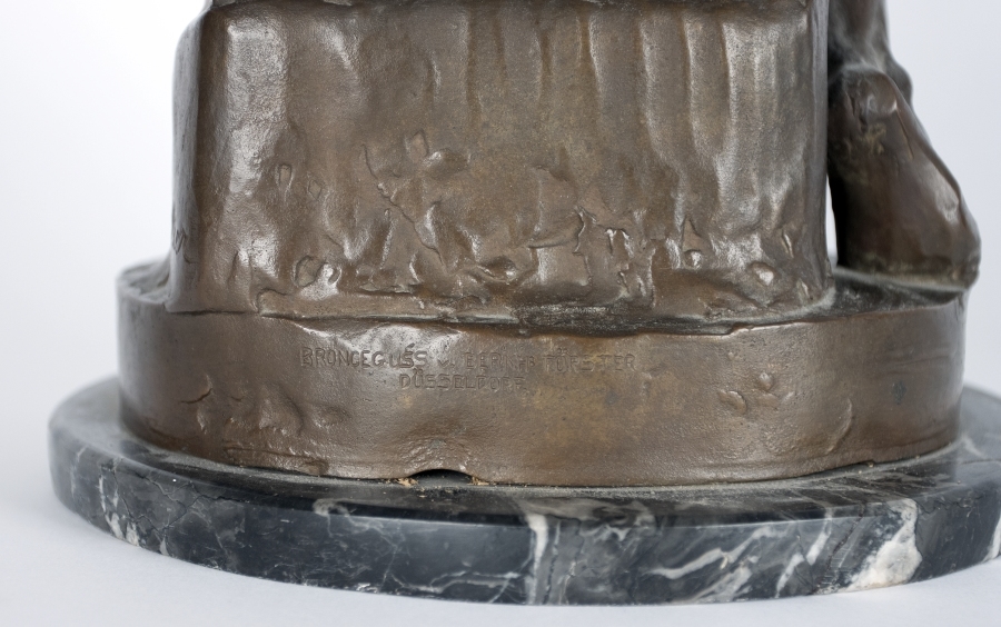 Artwork by Frédéric Coubillier, Coubillier, Friedrich: Schmied, Made of Bronze