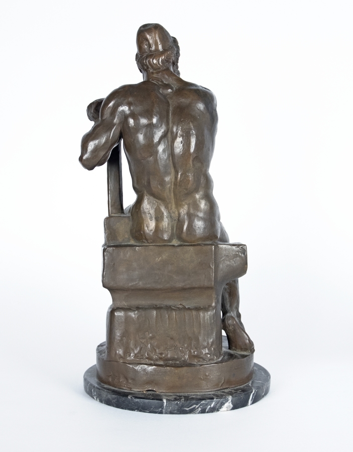 Artwork by Frédéric Coubillier, Coubillier, Friedrich: Schmied, Made of Bronze