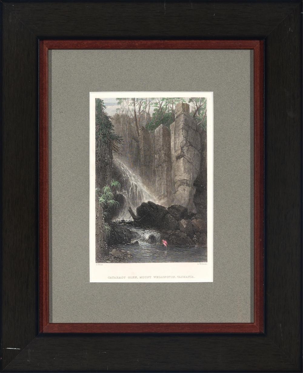 John Skinner Prout | Cataract Glen Mount Wellington, Tasmania and ...