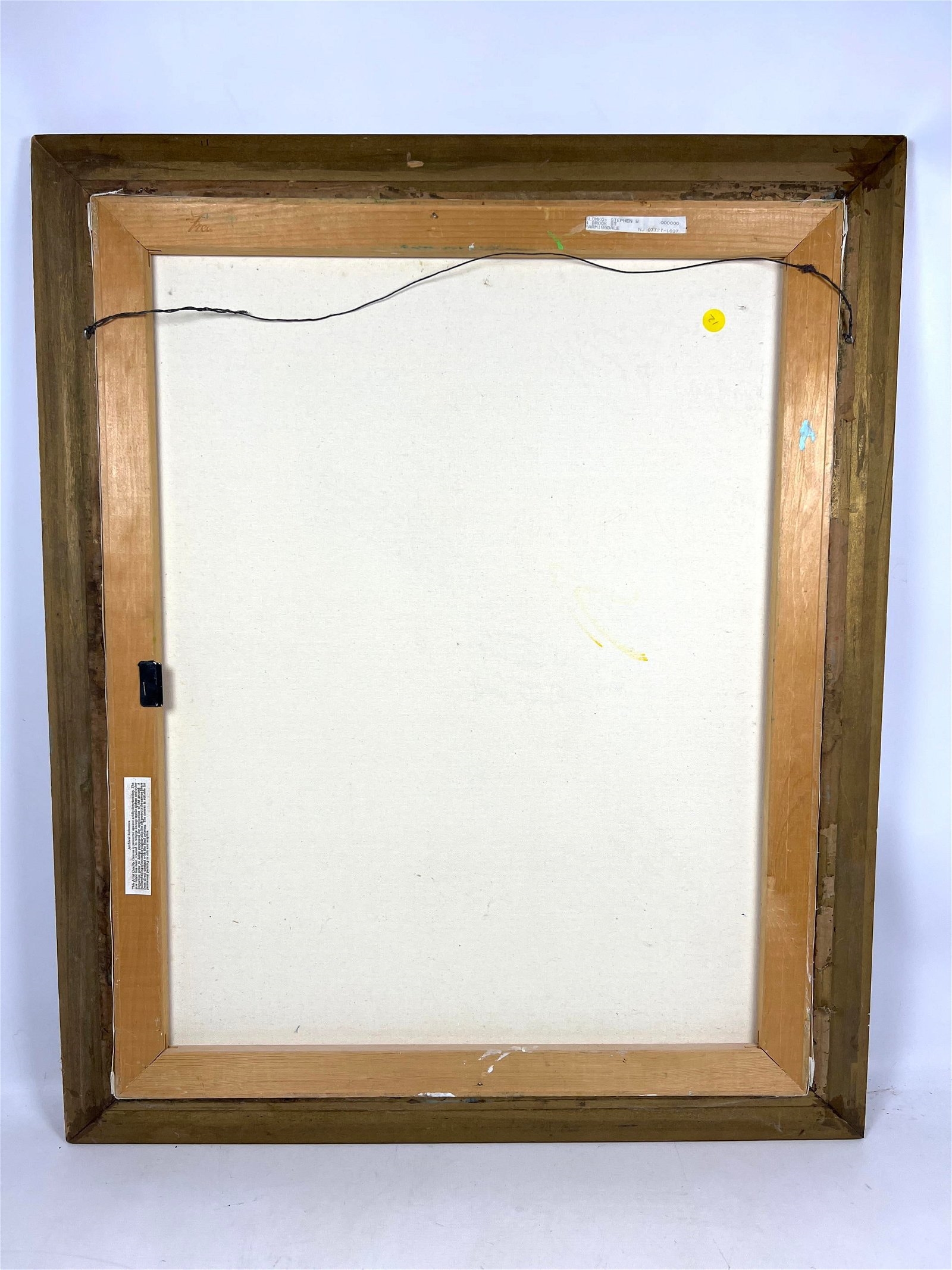 Artwork by Stephen Slomko, Stephen W. Slomko (American 1929-2013) Oil painting on canvas in original frame. A( walk in the park, Made of Oil painting on canvas