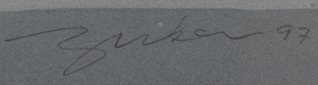 Artwork by Joseph Zirker, Untitled, Made of monotype, pencil