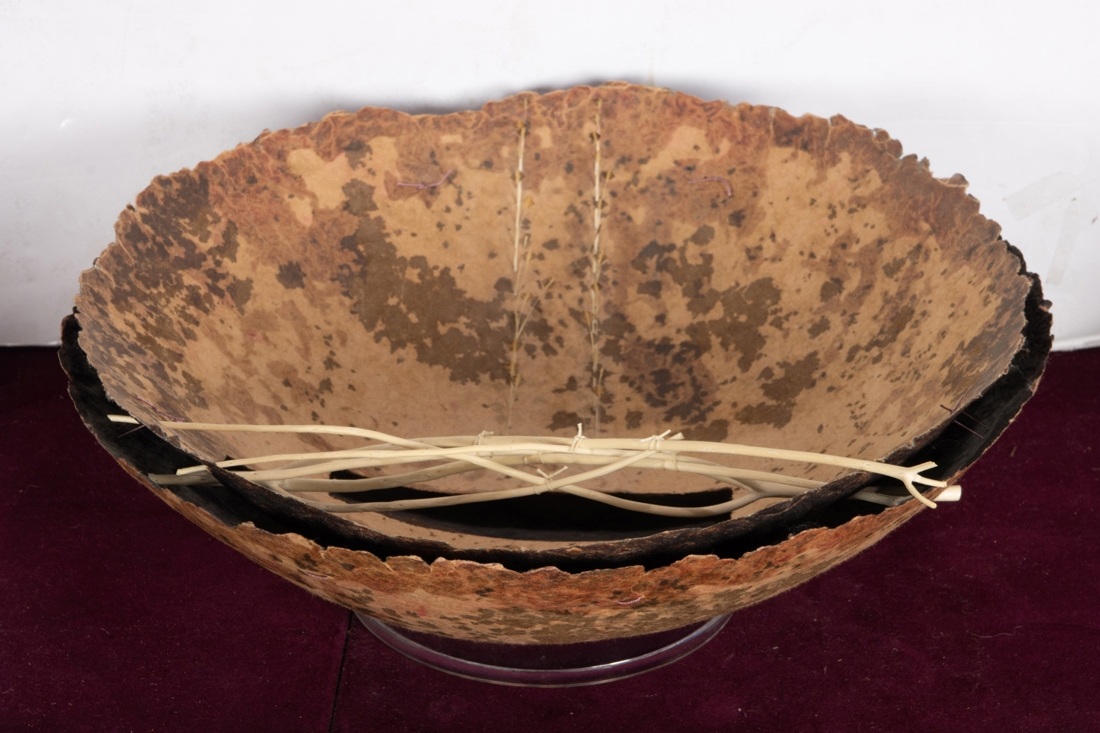 Artwork by Sylvia Seventy, Untitled, Made of handmade paper and bamboo