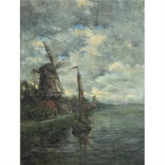 Molens aan de vaart - J. H. Haalen