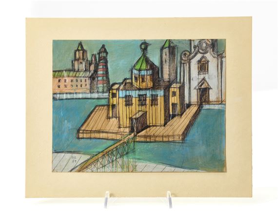 洋書 Aldo Rossi: Drawings and Paintings Aldo Rossi | composite drawing of Teatro del Mondo & the