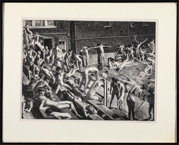 Robert Riggs | Pool, circa 1933 (Circa 1933) | MutualArt
