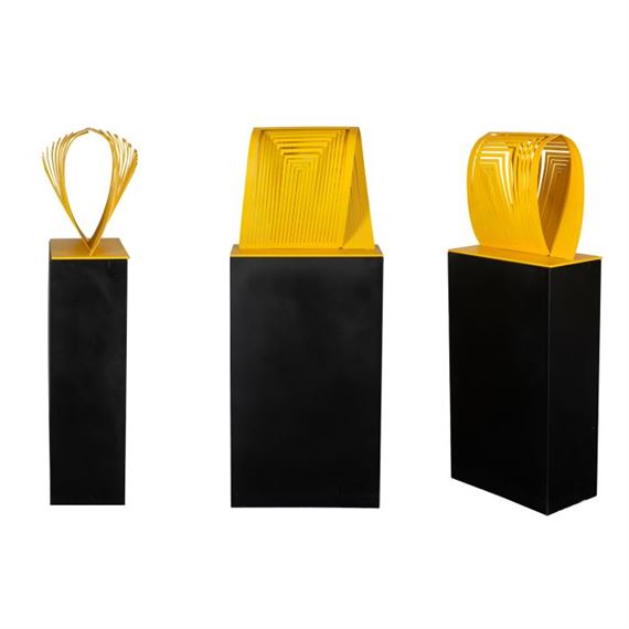 Escultura en hierro lacado - António Pedro