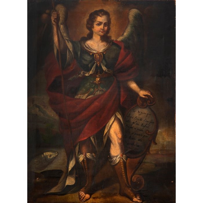 Andalusian School. 19th Century | Arcángel San Rafael | MutualArt