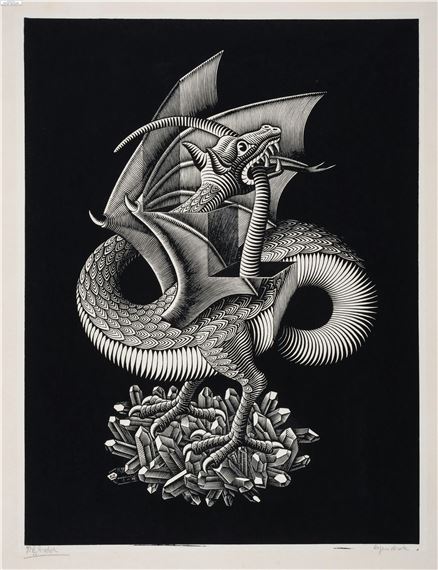 Maurits Cornelis Escher (1898-1972) Dragon (Bool 379