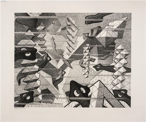 Maurits Cornelis Escher (1898-1972) Flatworms (Bool 431