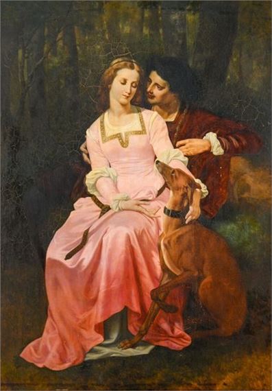 Hughes Merle | A RARE BEAUTY (1871) | MutualArt
