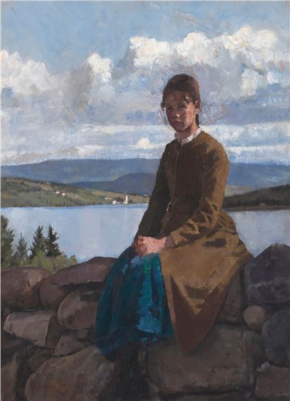 Signe Scheel | På gjerdet | MutualArt