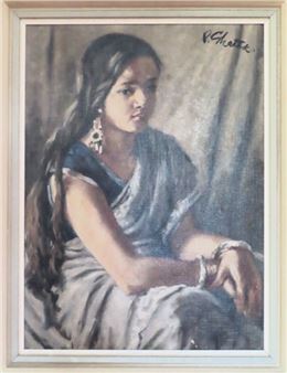 female portrait - P. Ghatak