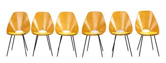 Six Medea chairs - Vittorio Nobili