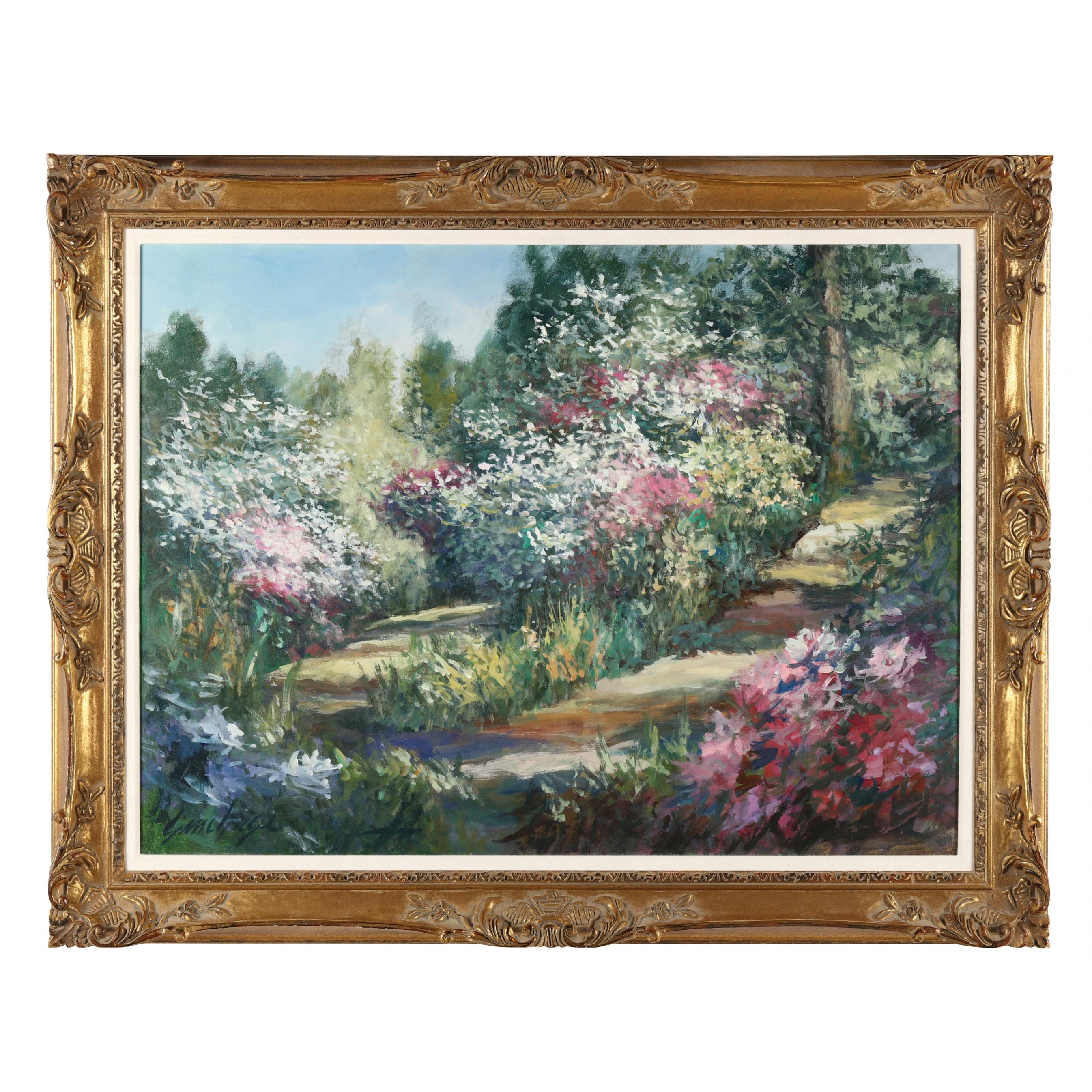 Gene Hege | Beautiful Floral Pathway | MutualArt
