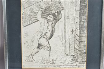 caricature print - James Sayers