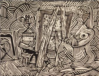 Artist and Model - George Kocar