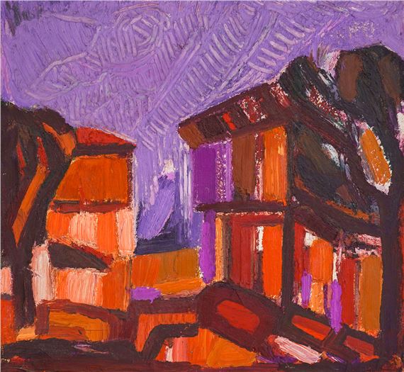 Orange houses by Genko Genkov, circa 17