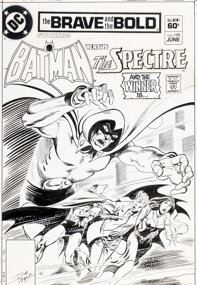 Jim Aparo The Brave and the Bold #199 The Spectre Cover Original Art (DC - Jim Aparo