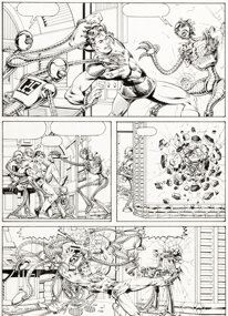 Art Nichols and Bob Layton Magnus Robot Fighter #2 Story Page 2 Original Art (Valiant - Bob Layton