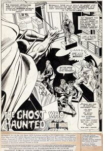 Irv Novick and Dick Giordano Batman #310 Complete 17-Page Story "The Ghost Who Haunted Batman" Original Art (DC