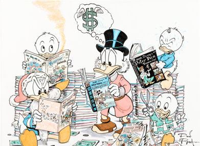 Don Rosa | Don Rosa - Uncle Scrooge and the Disney Ducks Illustration ...