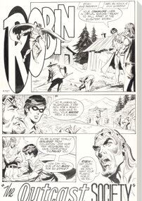 Irv Novick and Dick Giordano Batman #235 Complete 7-Page Robin Story Original Art (DC by Irv Novick, Dick Giordano