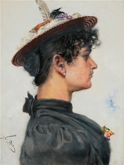 Summer Hat [1885 by Nikola Mašić, circa 17