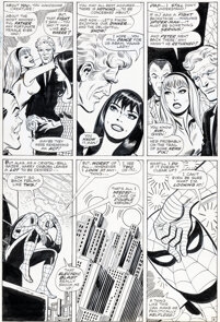 Artwork by Mike Esposito, Don Heck, The Amazing Spider-Man #60 Story Page 6 Original Art (Marvel, Made of graphite and blue pencil on Bristol board