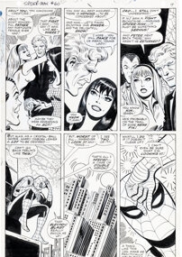 Artwork by Mike Esposito, Don Heck, The Amazing Spider-Man #60 Story Page 6 Original Art (Marvel, Made of graphite and blue pencil on Bristol board