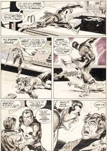 Artwork by Tony DeZuñiga, Tony DeZuñiga Marvel Preview #2 The Punisher Story Page 3 Original Art (Marvel, Made of Ink and wash over graphite