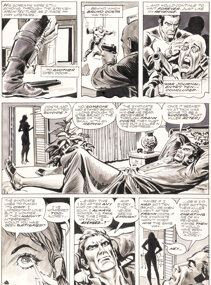 Tony DeZuñiga and Rico Rival Marvel Super Action #1 The Punisher Story Page 19 Original Art (Marvel - Tony DeZuñiga