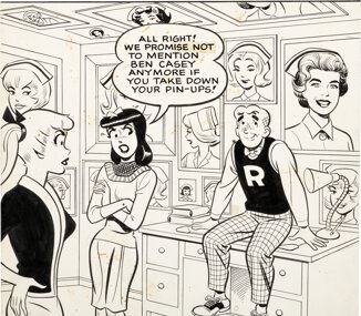 Bob White | Bob White Archie's Pals 'n' Gals #24 Cover Original Art ...