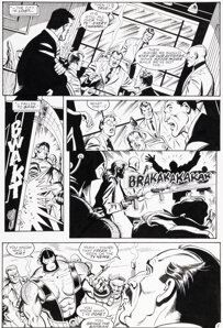 Jim Aparo and Rick Burchett Batman #498 Story Page 2 Original Art (DC - Jim Aparo